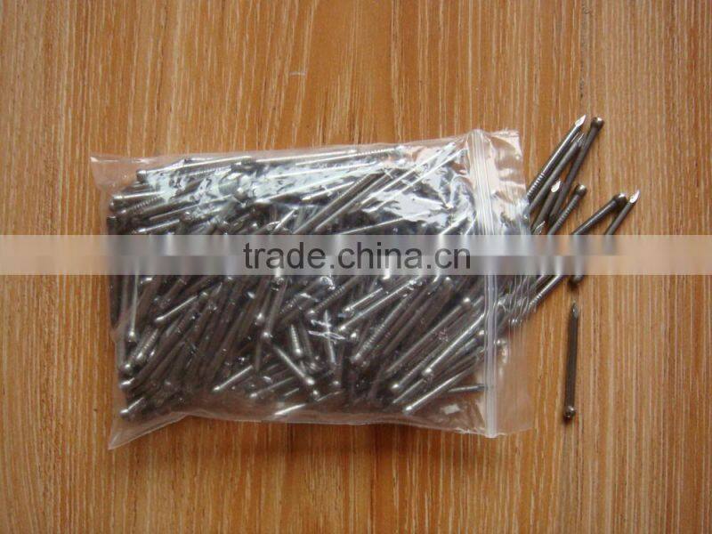 2'' finish nails/15 gauge finish nails/black finishing nails