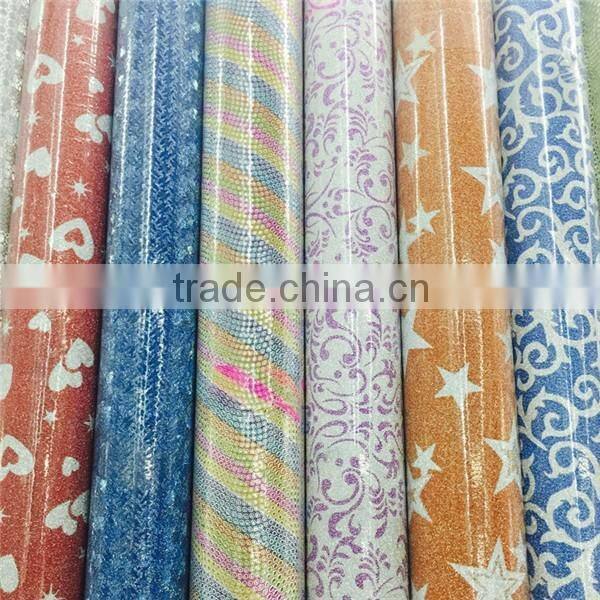 Lovely style decorative festival glitter film roll