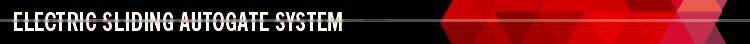 Electric Sliding Autogate System Designed With DC Automatic-based System, Saves Up To 90% Of Your Electricity Usage