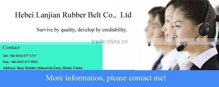 popular rubber heat resistant belt for hot coke for industry
