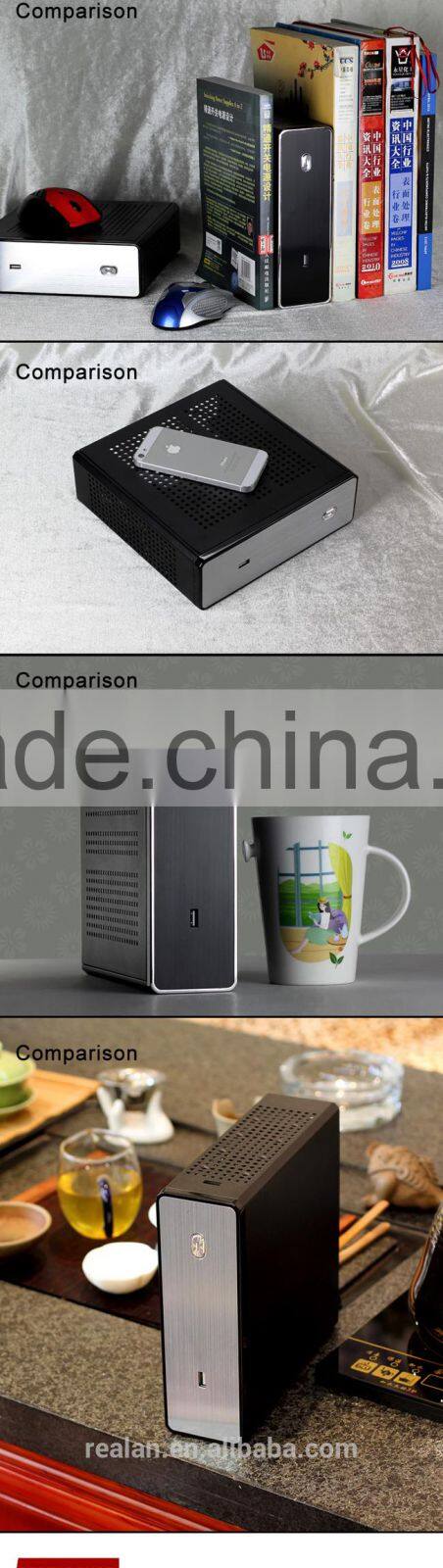 realan 2014 newest mini itx case E-C3 htpc case