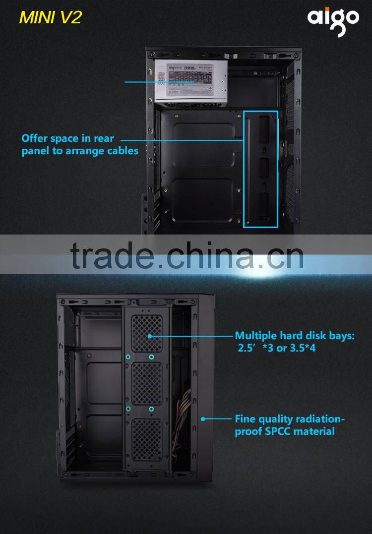 aigo V2 M-ATX DIY Mini Computer Case