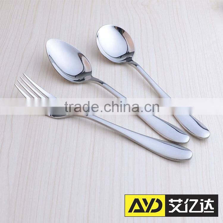 stainless steel fork and spoon , spoon & fork