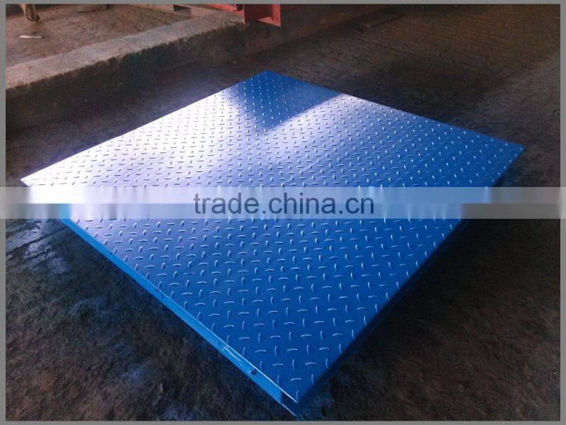 5000kg checker plate floor scale
