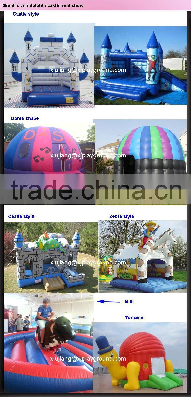 Kids park octopus giant inflatable bouncy castle with water slide