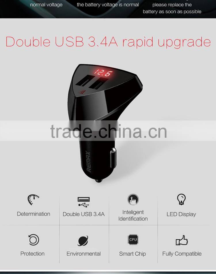 REMAX dual port usb phone car charger