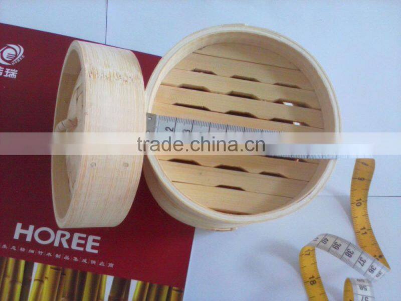 2015 Wholesale Cheap Commercial Bamboo Steamer with 2 layer 1 cover