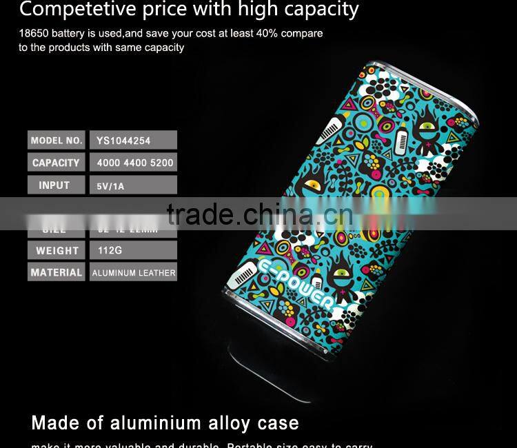 Newest patent product Europe hot sale!! power bank for huawei 5200mah