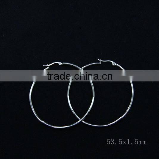 Gold Handmade Big Ring Earrings E3-10001-3300