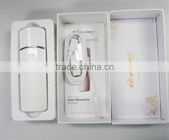 Electric USB rechargeable hair eyelash mister/ nano facial steamer mist