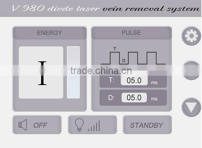980nm diode laser medical CE HOT! Vascular Vein Removal Machine/ Spider Vein Removal