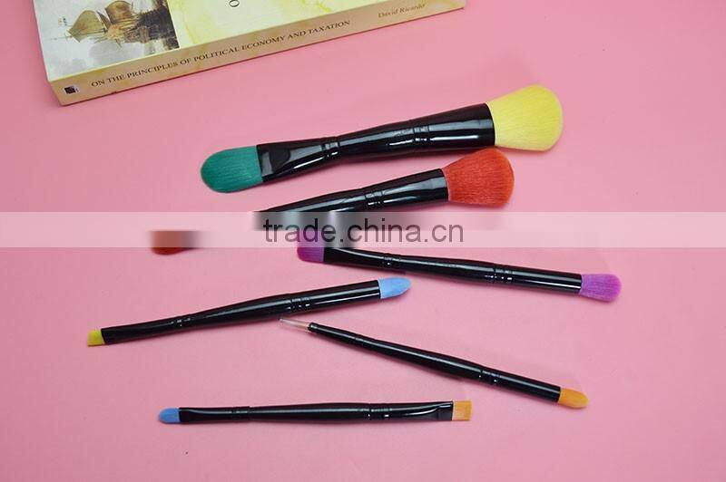 High Quanlity Best Selling Promotional Foundation Cosmetic Eyeliner Blush Contour Lip Cosmetics Brush Set