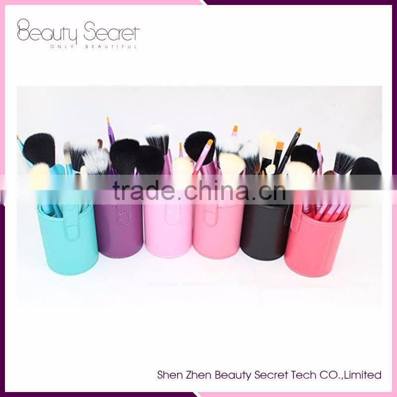 12pcs aluminum handle make up brush sets makeup use