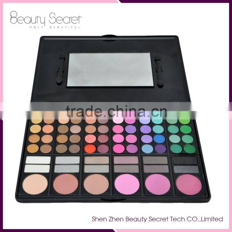 customize logo 78 colors make up eyesahdow palette eyeshadow