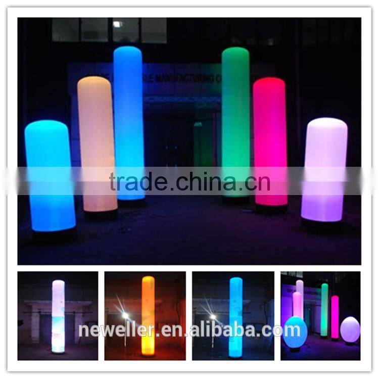 Super quality inflatable led light pillar For EVENT