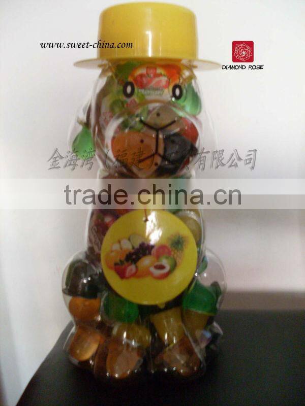 Fruit jelly with coconut 110pcs in jar