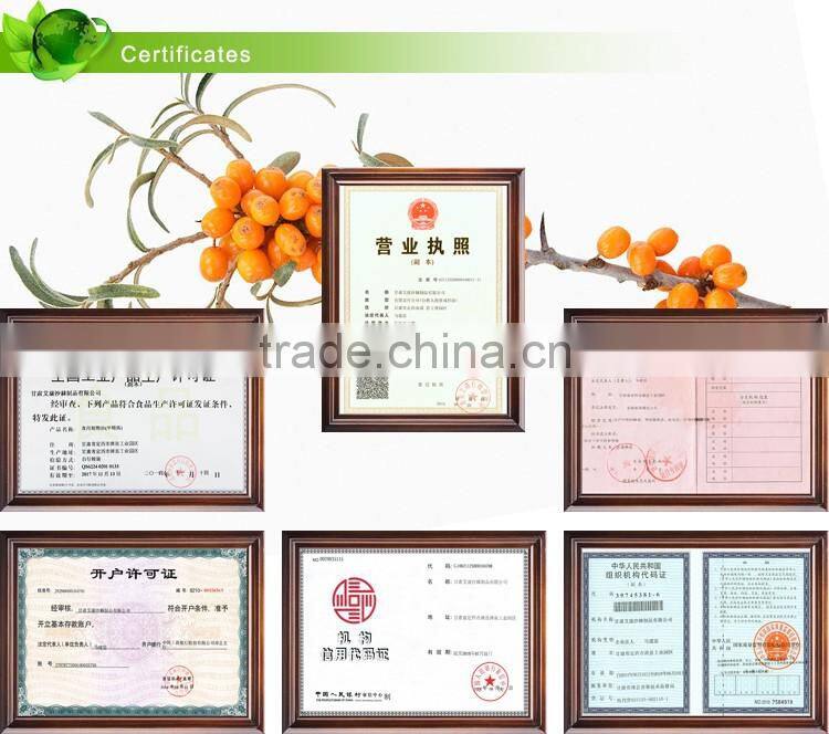 Cans of factory direct sale Seabuckthorn fruit juice