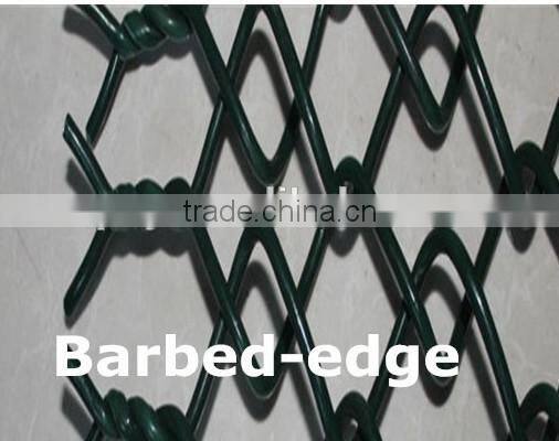 football playground pvc coated/plastic chain link fence