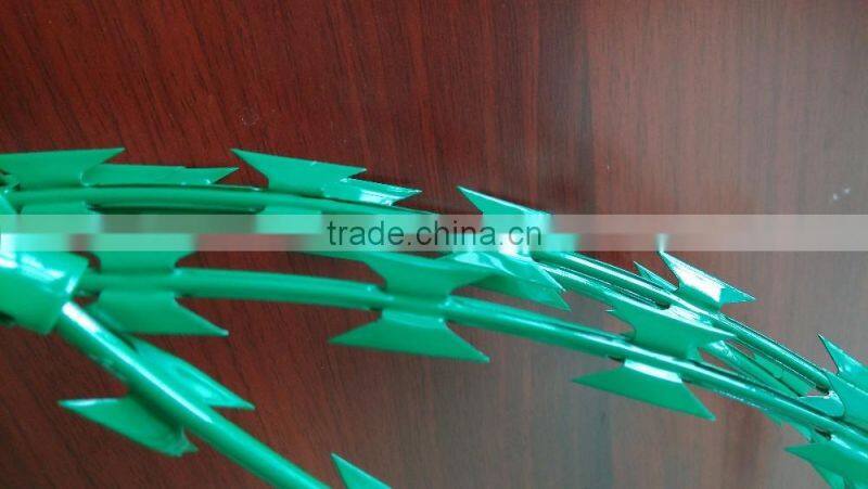 hot dipped galvanized concertina razorbarbed wire