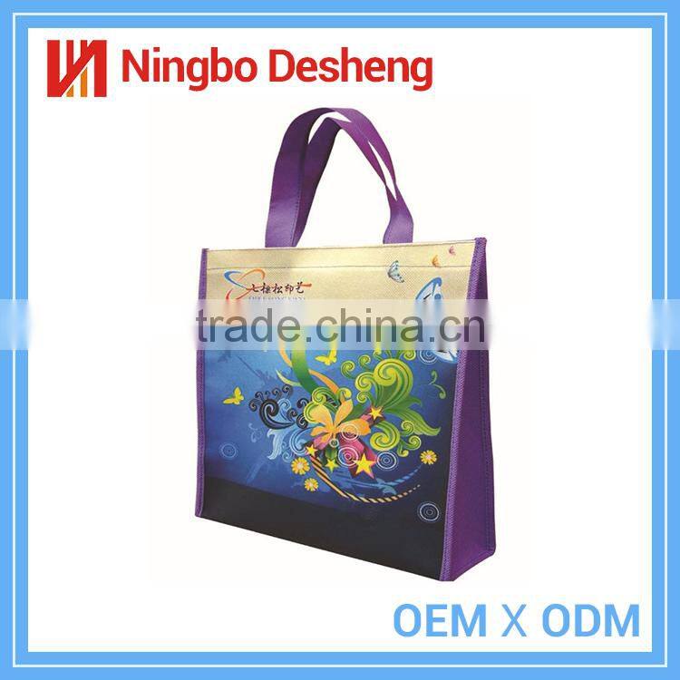 Wholesale reusable waterproof foldable shopping bags