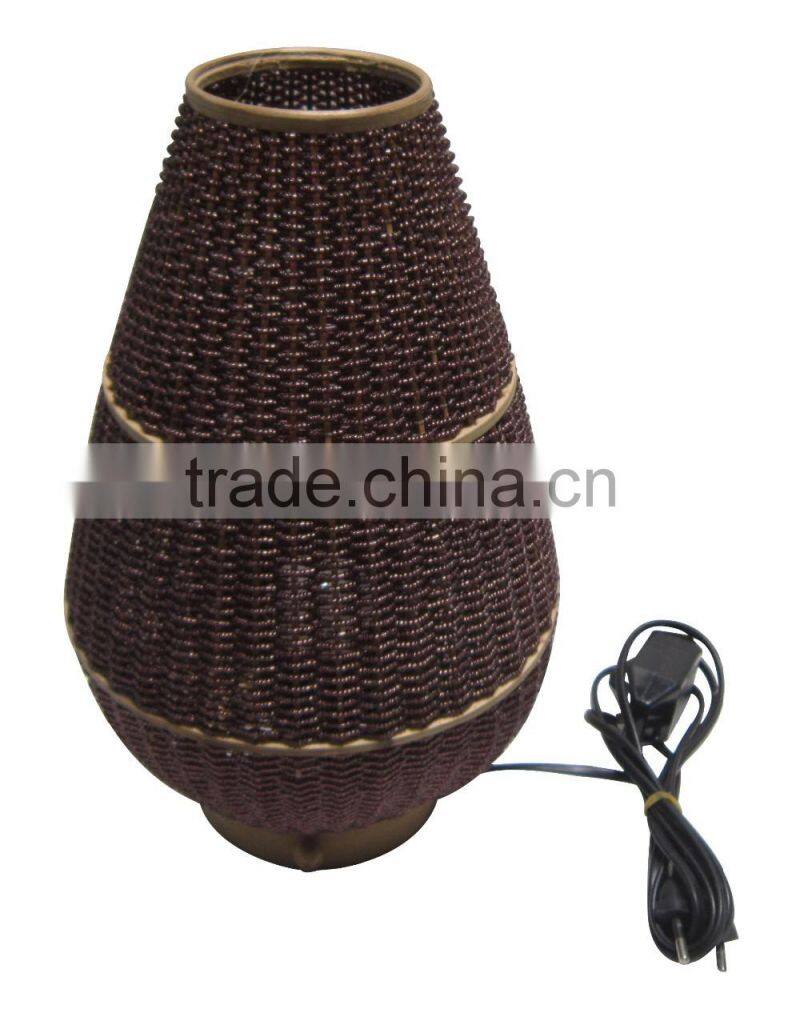 Bead lamp with lotus bulb shape, gold color included electric wire, socket and light bulb