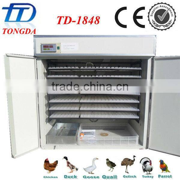 Export to Turkey TD-1848 full automatic quail incubator