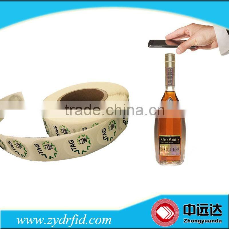 Custom HF 13.56MHz Passive RFID NFC sticker label tag