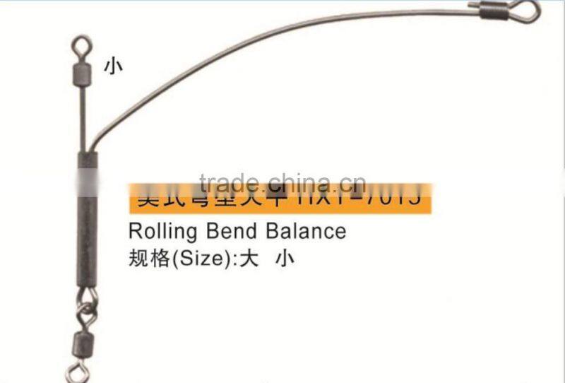High quality brass fishing rolling bend balance
