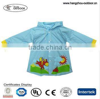 Boys PVC raincoat with waterproof boots children raincoat with boots