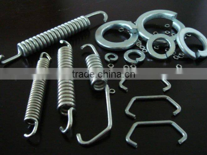 Precision double hook metal high tension spring