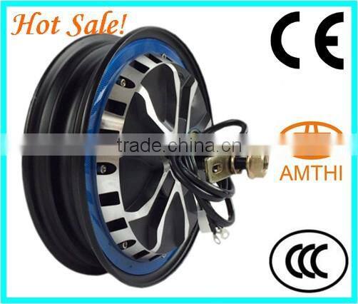 electric hub motor, wheelchair hub motor, Good factory supplier dc brushless electric motorcycle motor, dc motor 48v 4kw, AMTHI