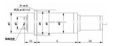 BT30, 24000RPM, 4KW, 350V, 120mm ATC machining center spindle motor