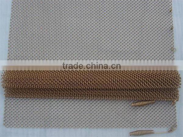 metal drapery wire mesh fireplace screens