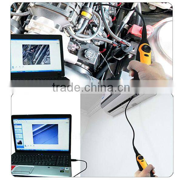 High Definition USB Video Inspection Borescope/ 3M Cable Endoscope Pipe Snake Scope 8.5mm HD Camera 6 LED