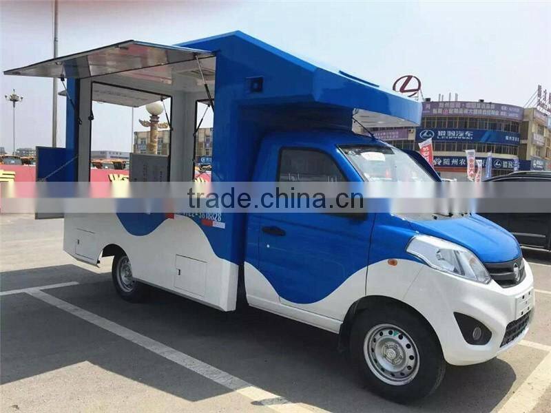 Foton mini mobile food truck for sale in malaysia