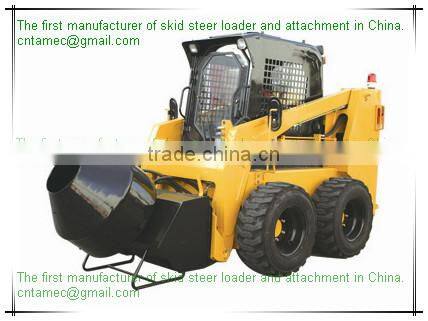 skid steer loader attachment grapple bucket