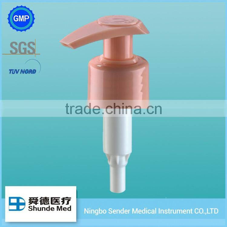 24/410 Locked Lotion Pump with Grained Closure
