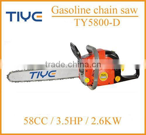 Gardening Tools Chainsaw Petrol Chain Saw Wood Cutting Machine