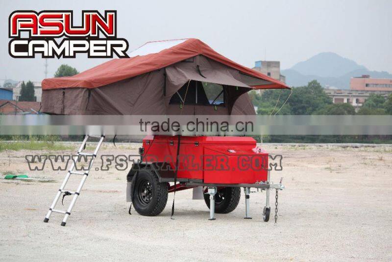 Off-road roof tent camper trailer X3