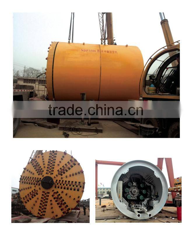 from 800mm to 3500mm TPD series Earth pressure balance pipe jacking machine for sale