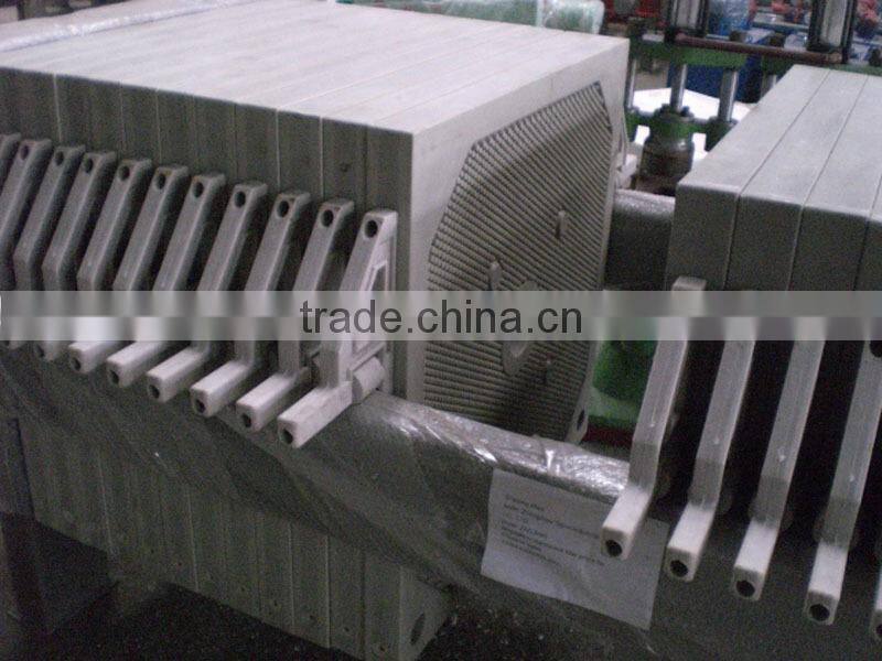 High pressure recessed PP membrane filter plate