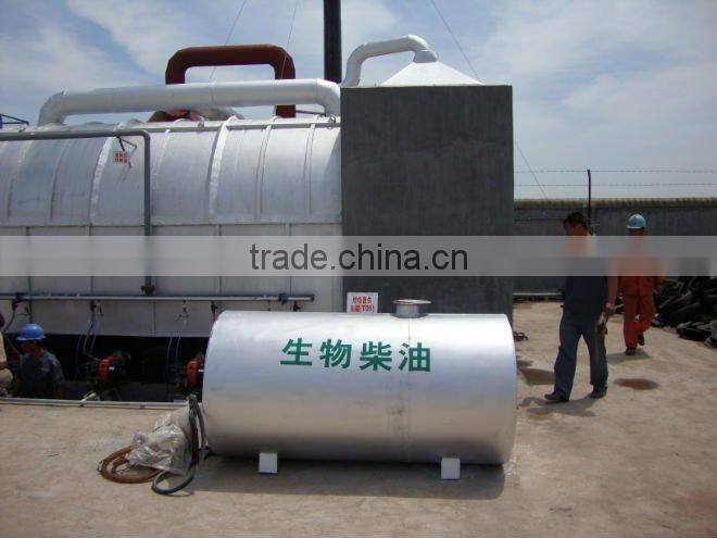 environmental Distillation equipment for pyrolysis oil refining from waste tyres