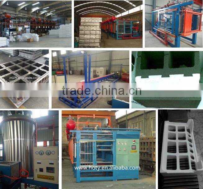 expanded polystyrene eps foam block molding machine