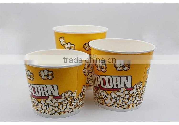 70oz disposable paper popcorn bucket, popcorn cups