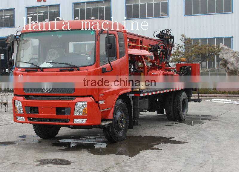 drilling rig water well DTH full hydraulic power truck mounted drilling rig