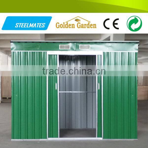 Cheap factory outlet product steel garden storage shed
