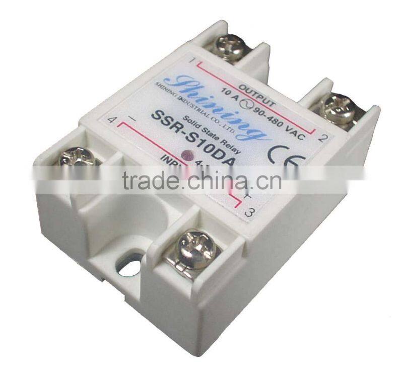 SSR-S40DA Dc to Ac SSR Solid State Relay With Protective Cover