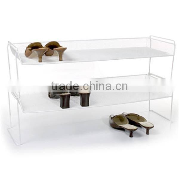 customized multi-tier floor-standing household shoe display case