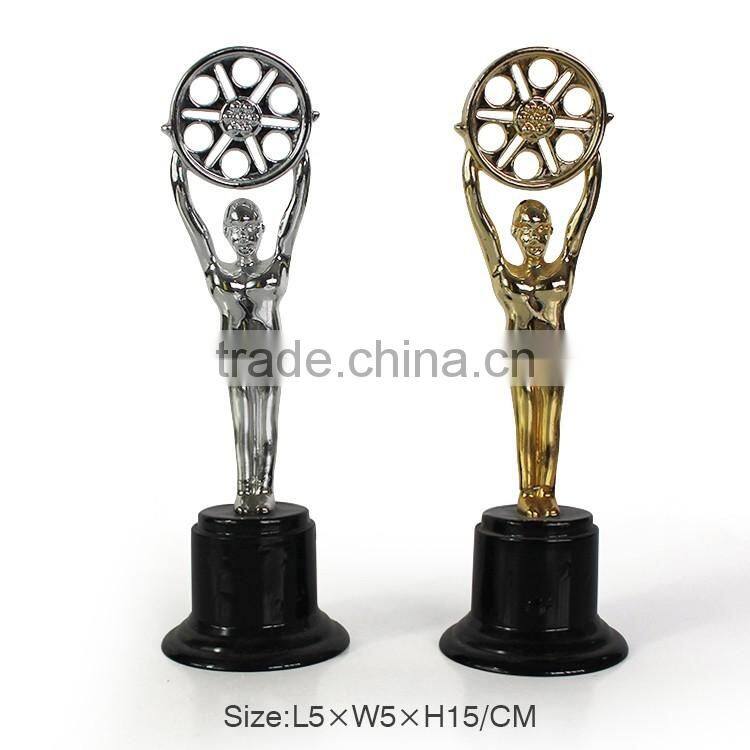 2016 metal trophy customized Oscar awards trophies