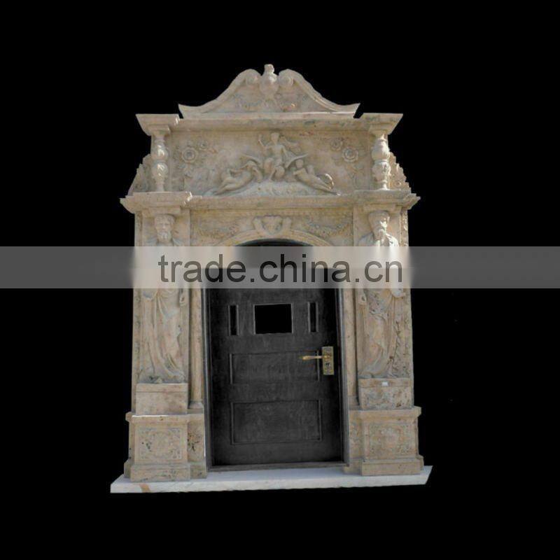 Hand Carved Stone Door Frame for Home Decoration